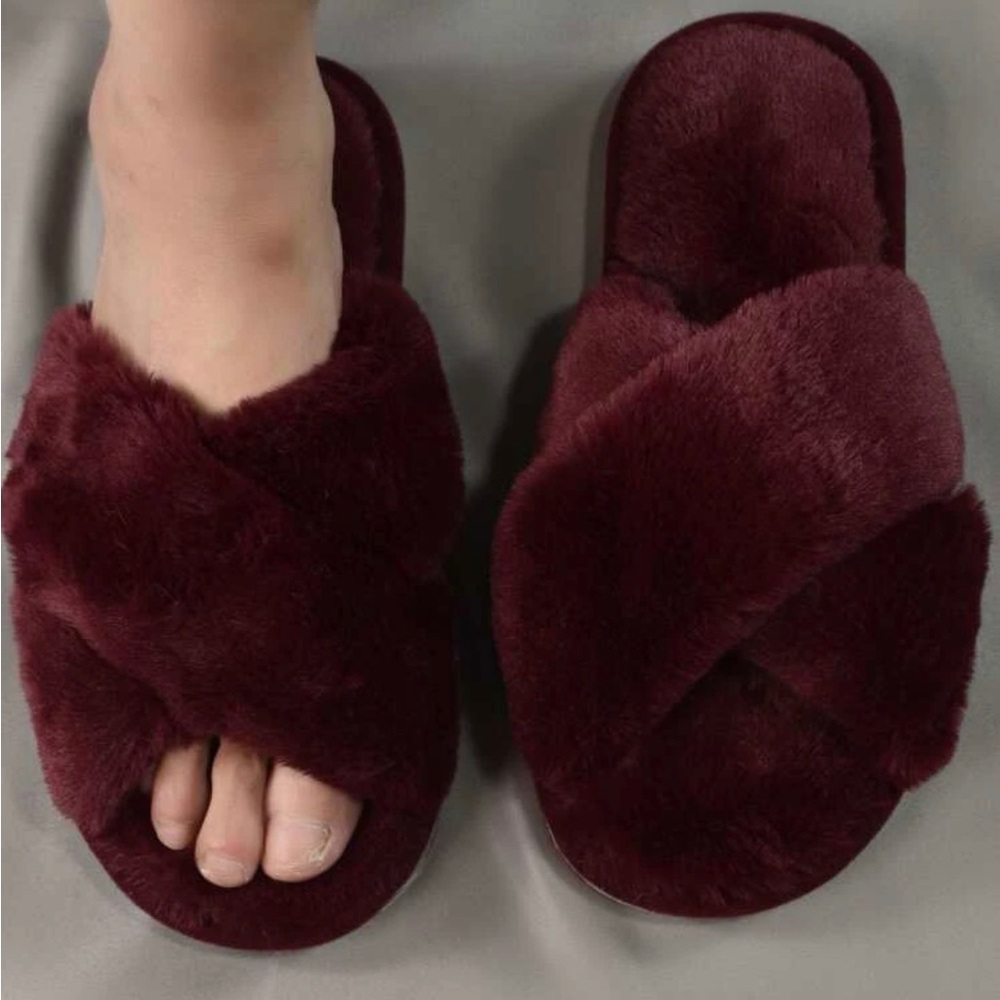 Fuzzy slippers